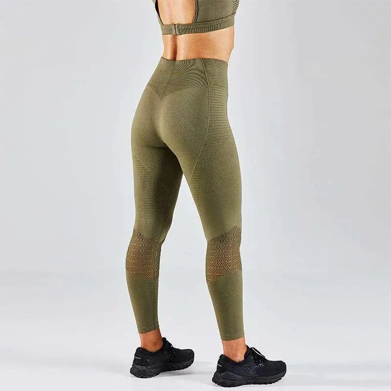 Vital Seamless Leggings  - Khaki - Image 5